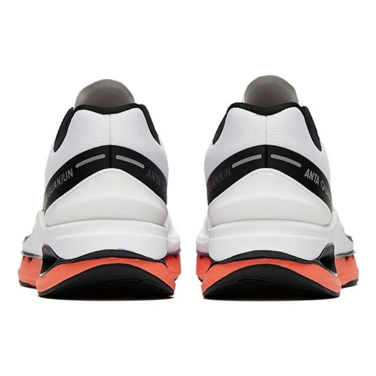 Anta Star Ring Elite Champion Shock Absorption Non-Slip Wear-Resistant Low-Top Running Shoes Men Running Shoes White Black 112315561A-2