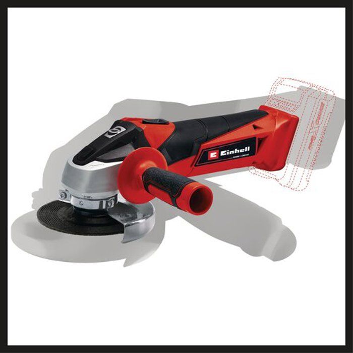 Einhell meuleuse d'angle 115mm sans fil tc-ag 18/115 li- solo pxc (18v, 8500 trs/min) livré sans batterie ni chargeur