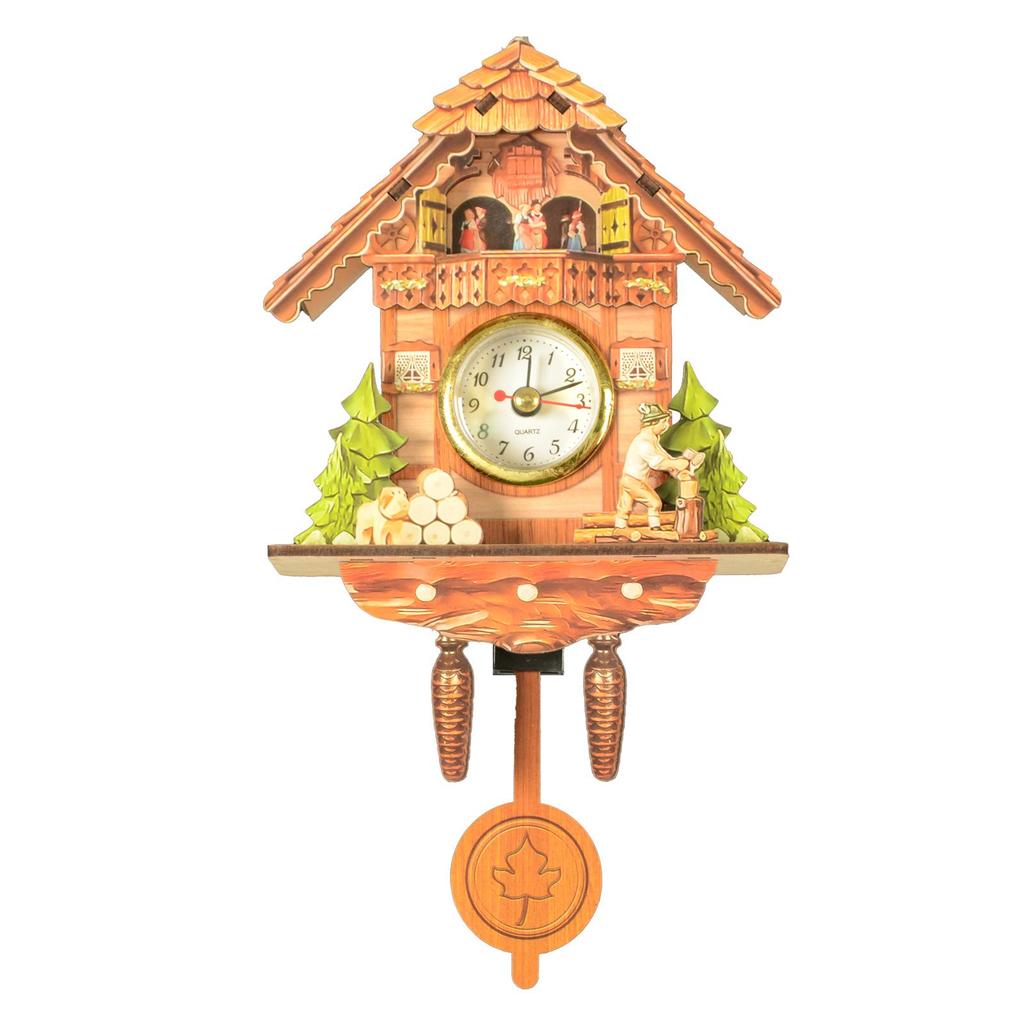 Curated Ready-stock Cuckoo Clock: Pop-up Hourly Wall Clock for Living Room