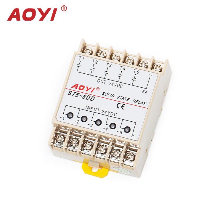 AOYI ST5-5DD Five-Way DC SSR Controller
