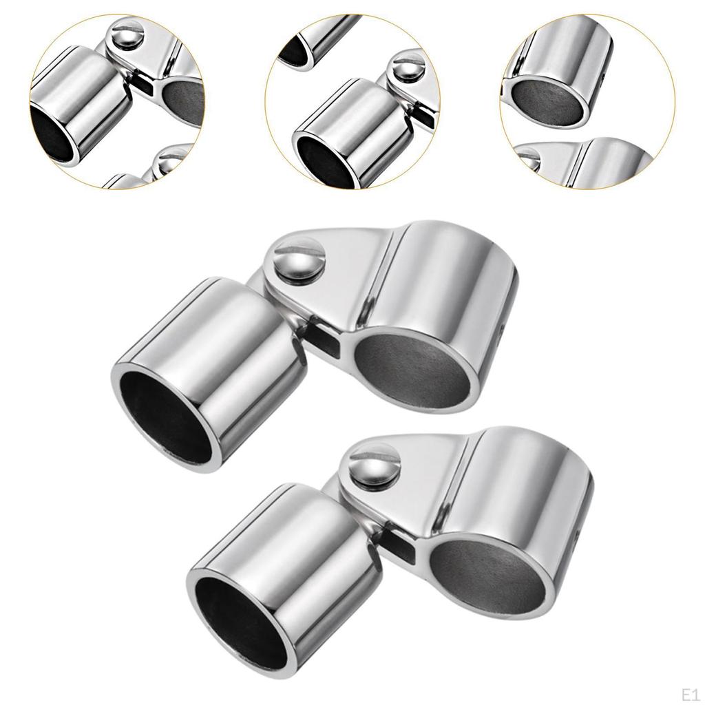 2 Pieces Jaw Slide and Eye End Bimini Top Hardware Kit Accessories Boat Canopy Fittings Versatile
