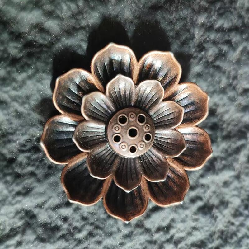 Retro Mini Alloy Incense Burner Metal Portable Sandalwood Incense Sticks Holder Living Room Censer