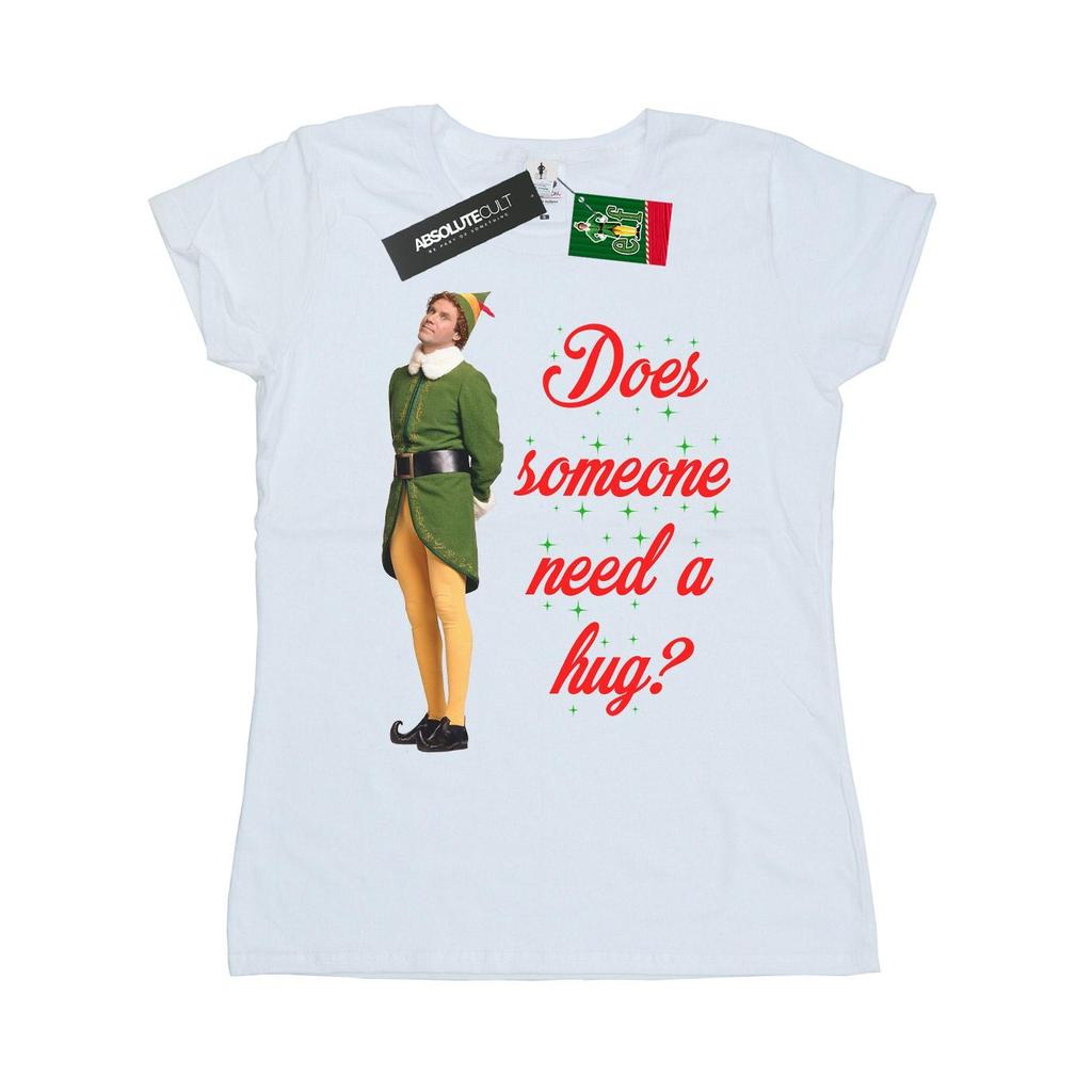 Elf Tricou din bumbac Hug Buddy pentru femei/dame