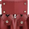 FENDI Peekaboo medium Handbag 8BN226 Celeria 2WAYShoulder Red leather Women Used