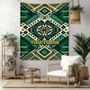 Ethnic Tribal Patterns Custom Your Name Wall Decor Tapestry Art For Pet Memorial Birthdaywedding Party Backdrop Family Gift