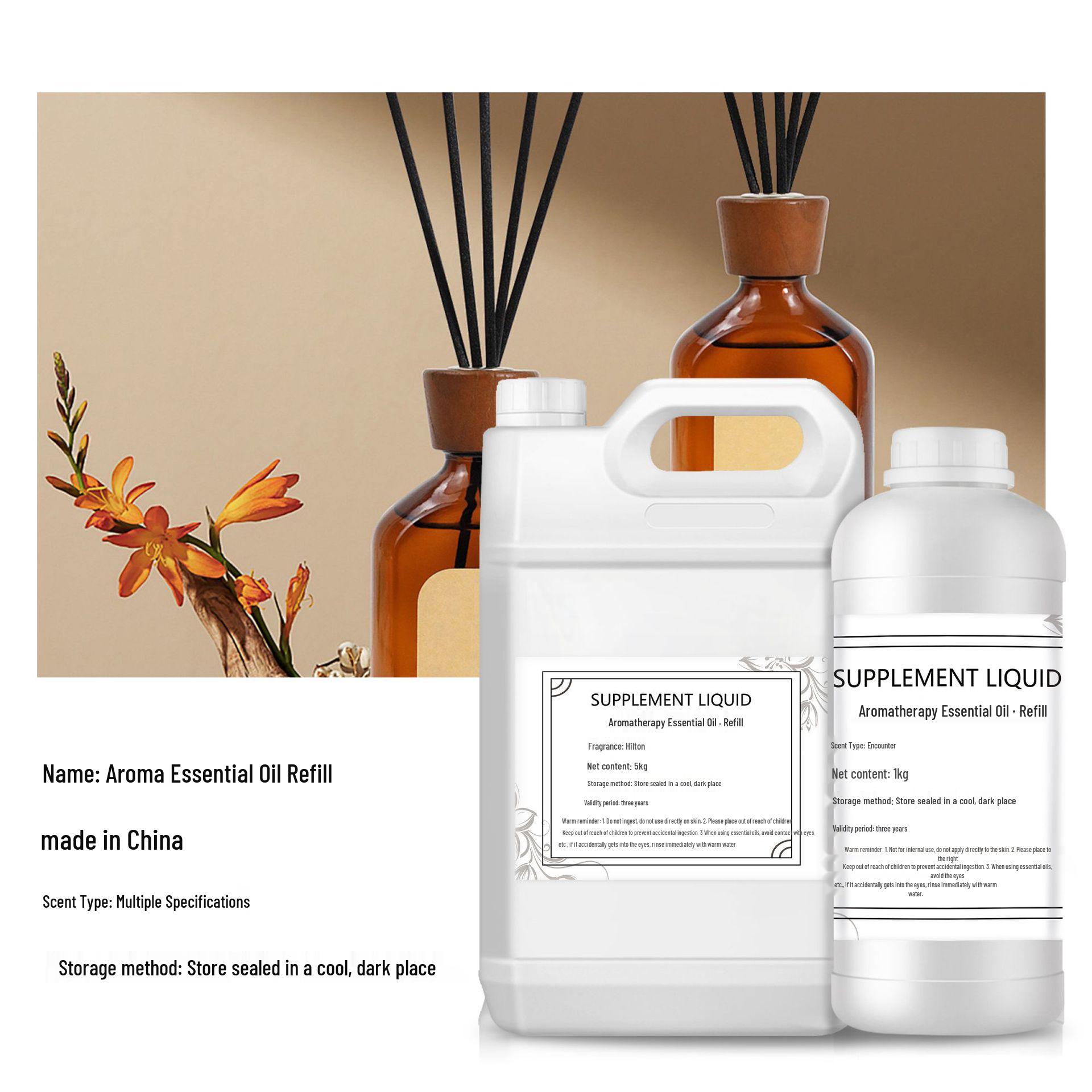 Hotel-Grade Long-Lasting Flameless Rattan Oil Aroma Refill Bluebell