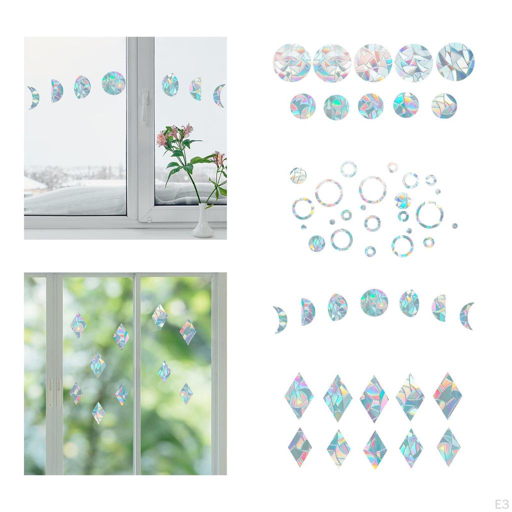 Colorful Glass Decals for a Whimsical Touch - Infuse Your Windows with Burst of Color Using These