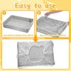 60 Pcs Disposable Plastic Cage Liners 27x19 inch Clear Bunny Litter Box Liners Elastic Small Animals Toilet Film Cover Bags for Hamster Ferret