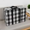 Large Capacity Moving Package Bag Black Luggage Packing Bag Quilt Clothes Storage Bag  Home