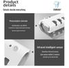Wall-Mounted Automatic Toothpaste Dispenser & Multifunctional Toothbrush Holder with Sterilization