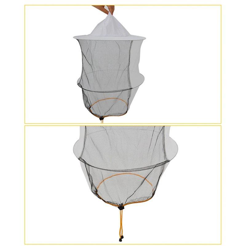 Premium-4X Multi-Purpose Beekeeping Hat Versatile Protection For Beekeepers High Definition Veil High-Quality Fabric Mesh