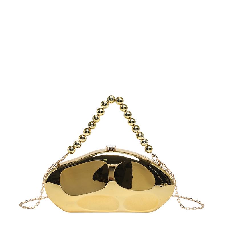 Sac à bandoulière en acrylique perlé effet marbre pour femme 2026