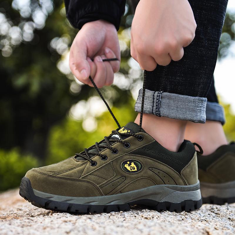 Paar Plus Size Modische Anti-Rutsch-Low-Top-Outdoor-Wanderschuhe Sport- und Freizeitschuhe Wanderschuhe 36-49