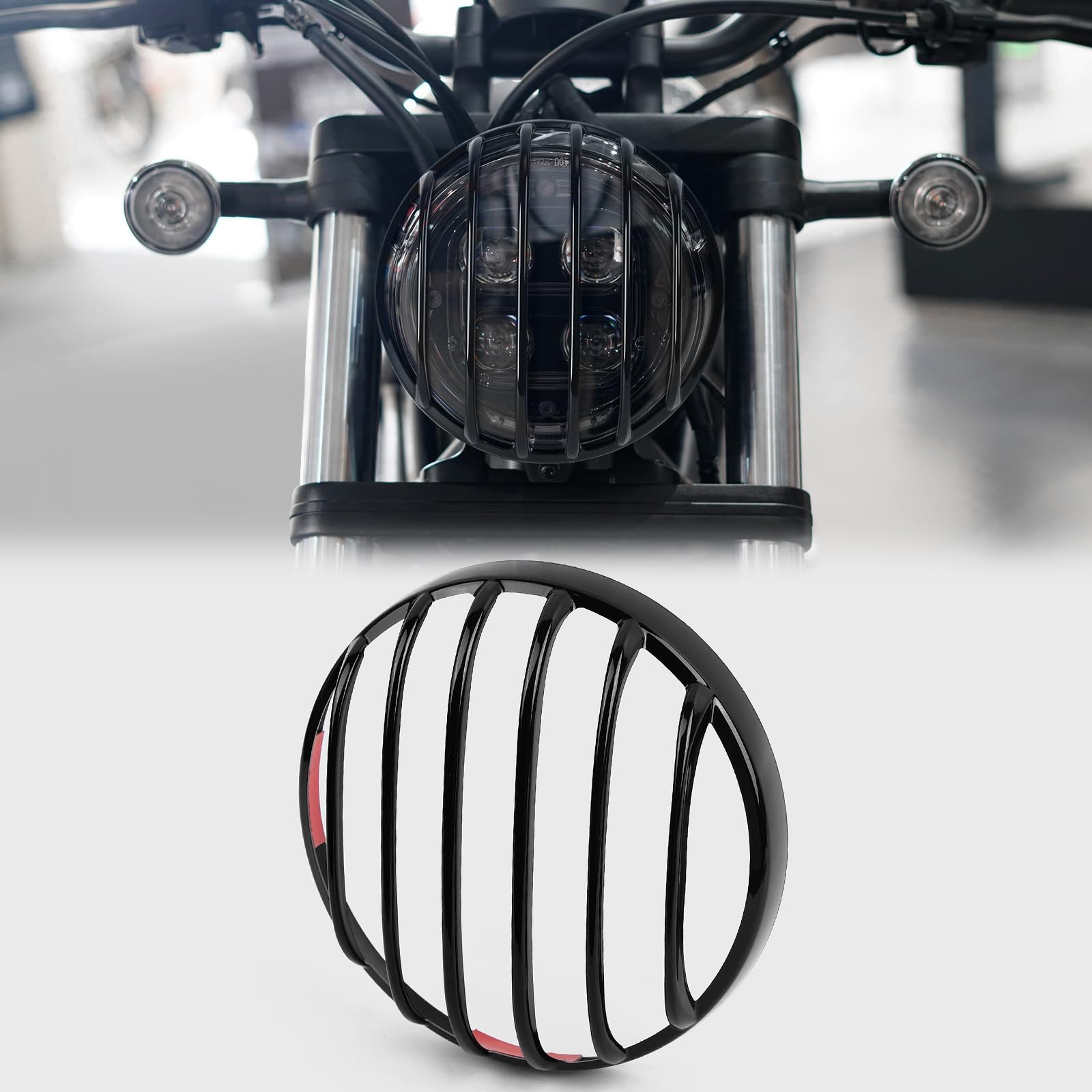 

GFARDMOTO Motorcycle Headlight Plastic Front Headlight Guard for Honda Rebel and Cover, Cover/Headlamp CMX250/300/500/1100 CL250/300/500 (2021-2025