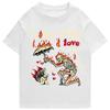 Tshirt Unisex s Street Clothing Hiphop Skull Cartoon Pattern Tshirt Neutral Cotton Unisex Women Tshirt Top 2026 New Summer