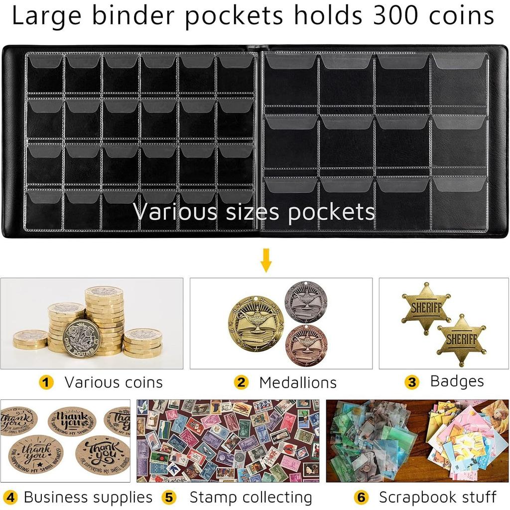 312 Cards, 300 Cards, Pvc, Environmental Protection Combination Inner Page, Copper Coin Ancient Coin Collection, Coin, Coin Collection