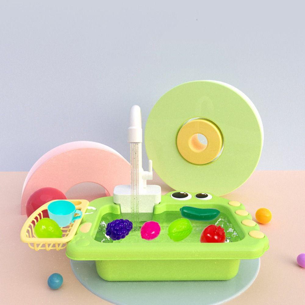 Tableware Pretend Play Kitchen Sink Rotatable Universal Faucet Replacement Simulation Gift Sink Faucet Play Tap Children