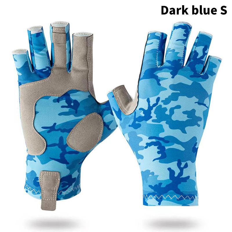 Half Finger Fishing Gloves Anti-Sting Workout Gloves Wear-Resistant Anti-Cutting Breathable Non-Slip Outdoor Fishing Accessories