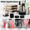 Professional Hot Stone Massage Kit with Heater, 20pcs Natural Volcanic Basalt Stones for Muscle Pain Relief, Home Spa Therapy
