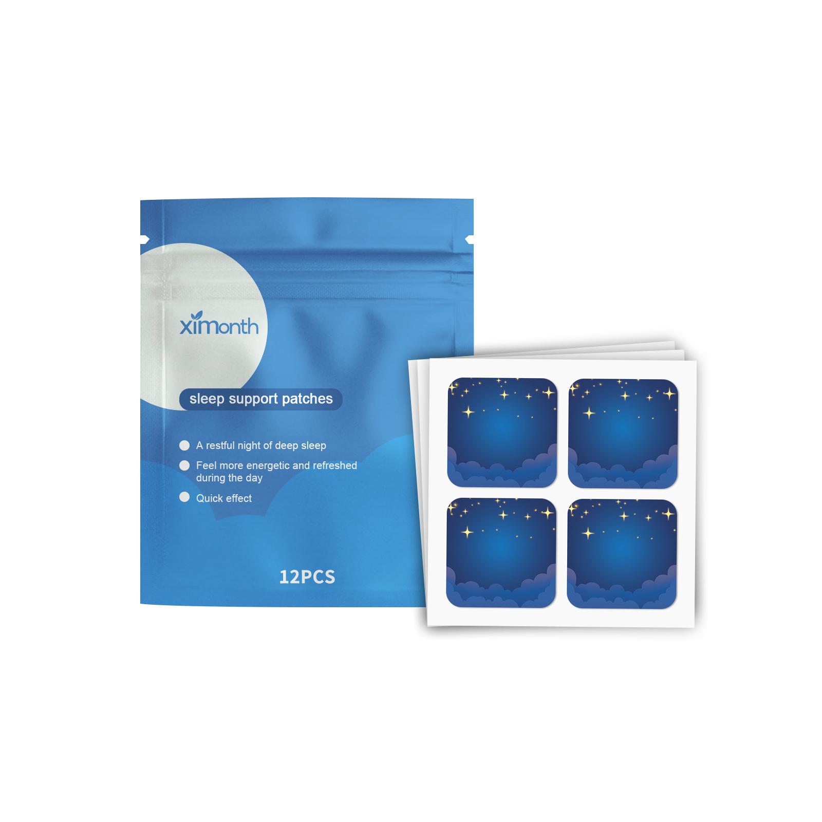 

Ximonth Sleep Patch Relaxes body and mind, body fatigue and exhaustion, relieves stress and provides peace of mind.