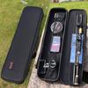 SOUGAYILANG Fishing Rod Bag Outdoor Portable Large Rod Reel Set Carrier Storage Case Black Hard Shell Fishing Rod Bag