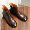 Men's 2026 Retro High-Top Leather Martin Chelsea Boots - Genuine Leather, Winter British Style