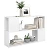 Bookshelf White 100x24x63 Cm Particleboard