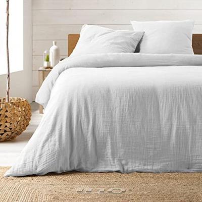 Bedding Set - LINEN PROMO - Alia - Cotton Gauze - 260x240cm - White