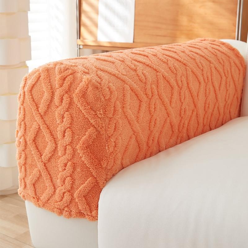 Premium Plush Sofa Arm Cover Stretchy Slipcover For Home Decors Protects Against Stains And Damage Easy Machine Wash Care