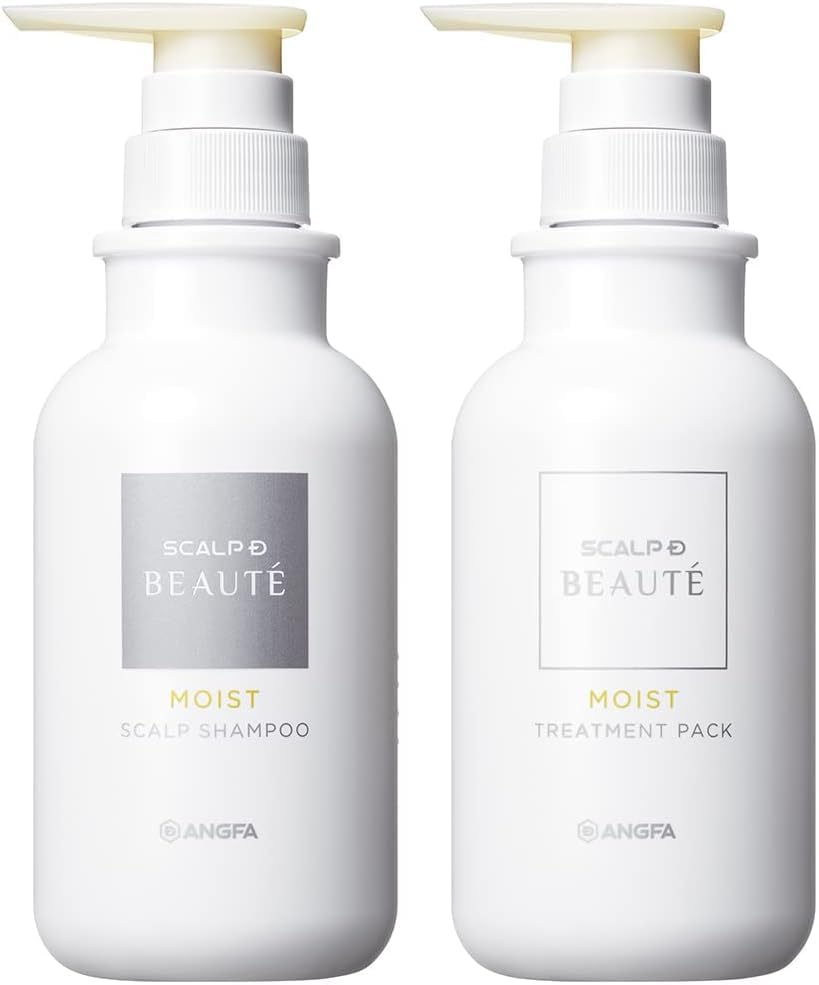 

Scalp D Beaute Moist Set Shampoo Treatment for Women 350ml each (Medicated Set)