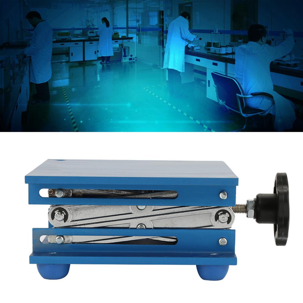 Aluminiumoxid-Laborhebebühne-Stand-Scherengestell 150*150*250mm