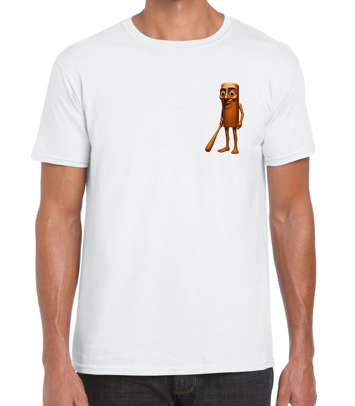 Tung Tung Tung Sahur Italian Brainrot Mini Logo Printed Cotton T-shirt Top Tee S