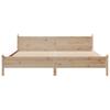 Solid Wood Bed Without Mattress 180x200 Cm Pine Wood