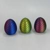 Huevo Giratorio Divertido Huevo de Pascua Espiral Impreso en 3D Figura Juguete Giratorio para Adultos Alivio del Estrés y la Ansiedad