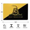 Vintage Libertäre Gadsden-Flagge Ancap-Flagge Metallschild Benutzerdefinierte Blechschilder Pub Café Hof Wandkunst Dekor 30x20cm