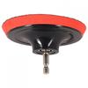 4 Inch/100mm Sanding Pad Accessories Black/Red Drill Adapter