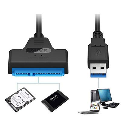 Adaptateur de lecteur de disque dur externe USB 3.0 vers SATA 2,5 pouces pour câble SSD Hdd