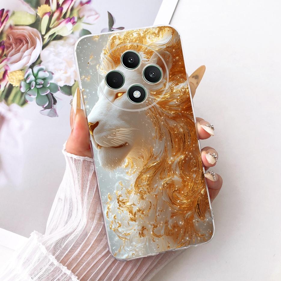 For Oppo Reno 12F 5G Case Reno12 FS Cool Dragon Tiger Painted Cover Soft Silicone Phone Case For Oppo Reno12 F 4G Reno12F Fundas