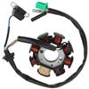 8 Pole 8 Coil Magneto Stator Ignition Generator for Chinese Scooters ATV Go Kart Moped 125cc 150cc 152QMI 157QMJ Engine