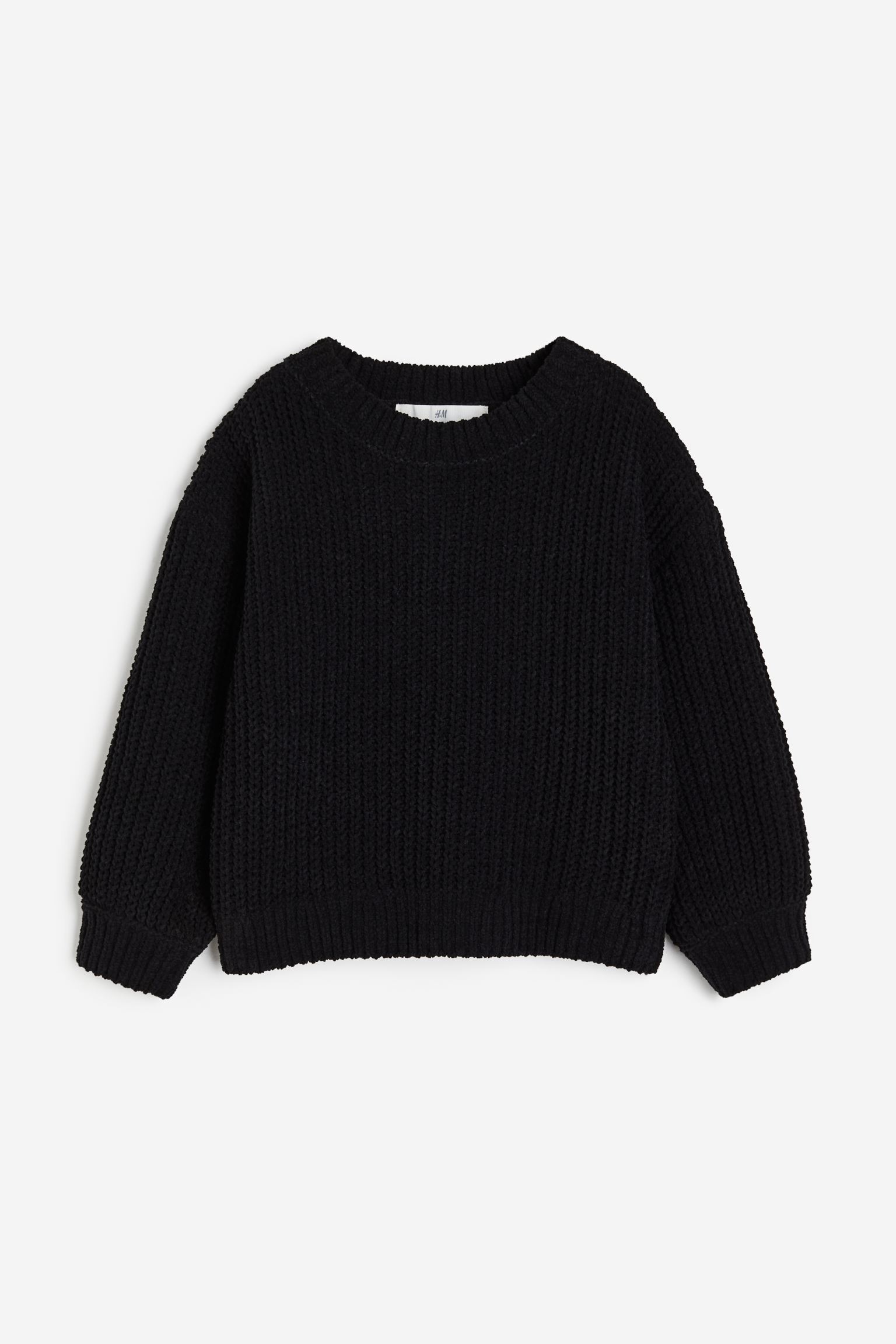 

Вязаный джемпер из синели