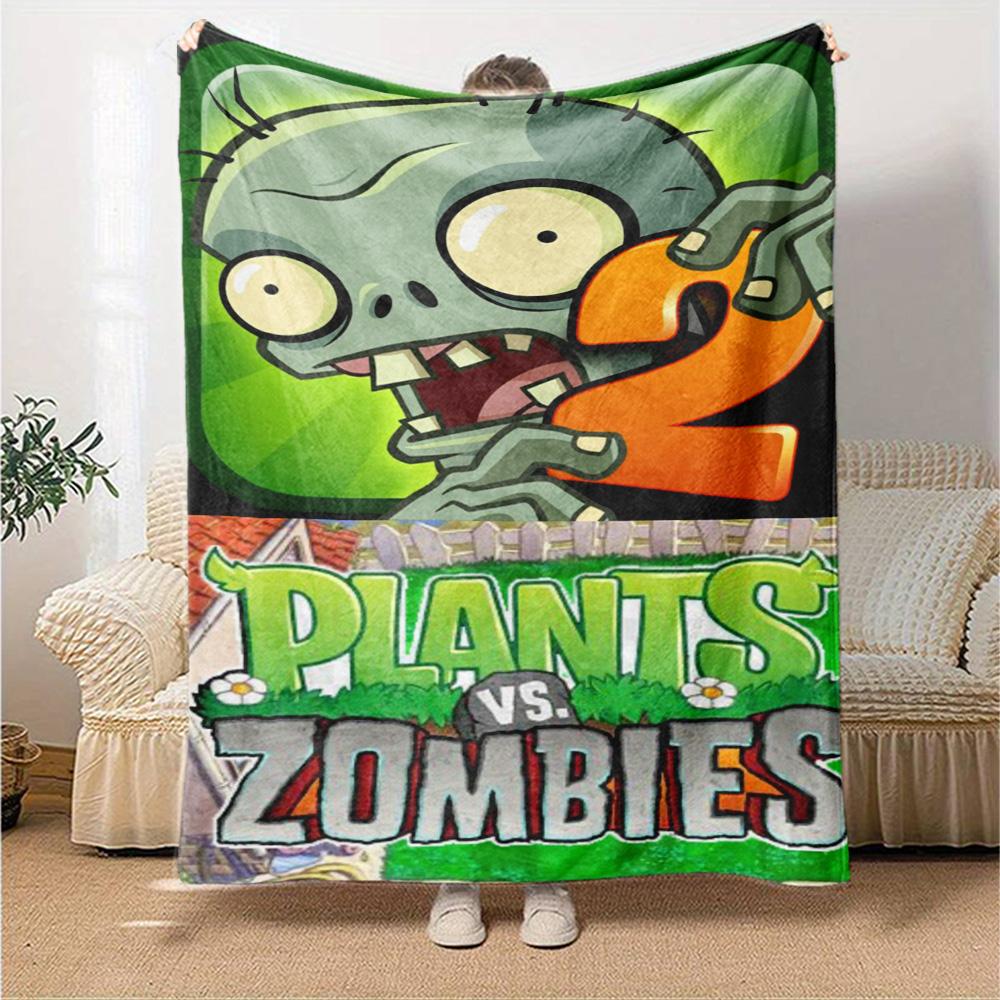 Plants Vs. Zombies Blanket Ultra-Soft Perfect for Sofa Couch Bedding for All Seasons Warmthful Decor Gifts For Family Or Friends