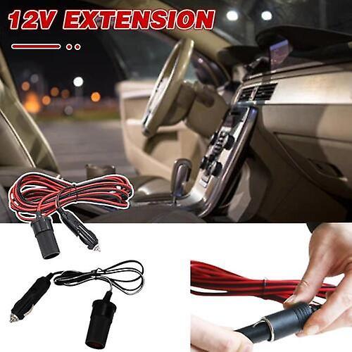 5M Car Cigarette Lighter 12V Extension Cable Adapter Socket Charger LeaK9