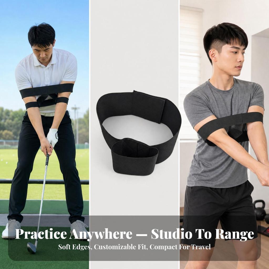 Swing Posture Corrector Long-Lasting Nylon Golf Practice Strap Lightweight