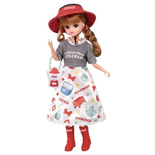 TAKARA TOMY Bambola Licca-chan LD-09 Camp Daisuki Licca-chan (Collaborazione con Coleman) Gioco di travestimento Giocattolo Età 3+