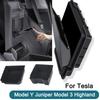 For Tesla Model Y Juniper Model 3 Highland Armrest Organizer Hidden Box Center Console Storage Box Trays Hollow Armrest Box