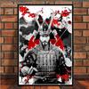 Japan Samurai Anime Poster Abstract Wall Art Bushido Canvas Painting Japanese Warriors Portrait Picture Print Home Wall Decor No Frame