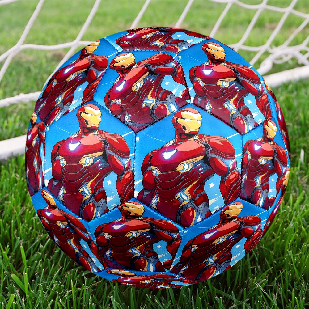 Iron Man Theme Size 5 Soccer Ball, Suitable for Both Indoor and Outdoor Matches, a Gift Suitable for Everyone.