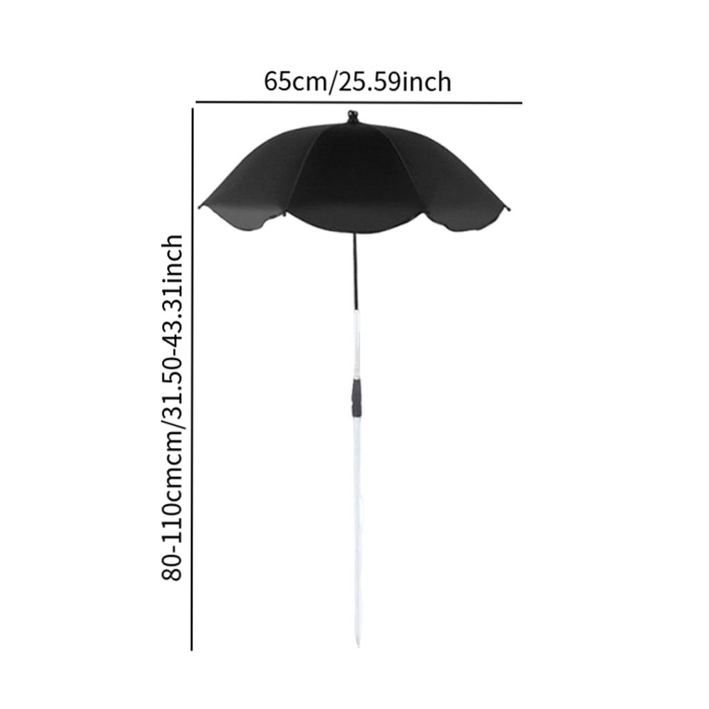 Outdoor Plant Umbrella Shade Cover Adjustable Height Canopy Telescopic for Garden Lawn Patio Flowers Potted Yard Reusable Decor