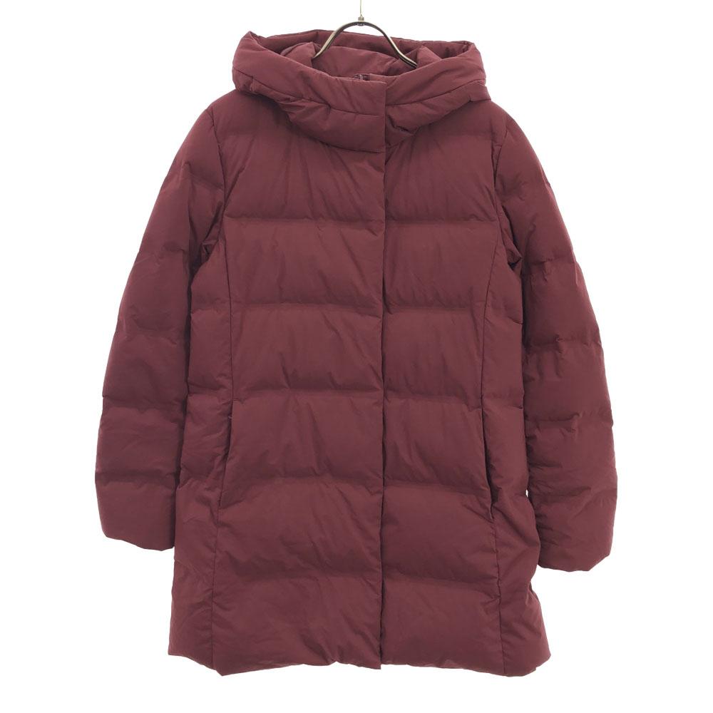 Uniqlo Seamless Down Coat M Red Brown Women Used
