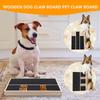 Wooden 3/6 Grids Dog Nail Scratching Board with Snack Box Puppy Claw Grooming Tool Dog Scratch Pad Pet Dogs Grooming Accessories
